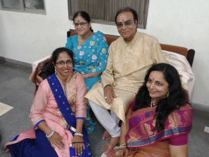 With Guru Madhuri Bhave, Dr. Puru Dadhich and Dr. Vibha Dadhich